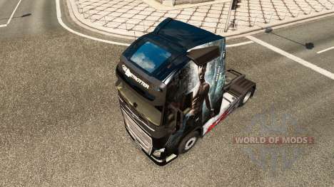 Скин Wolverine на тягач Volvo для Euro Truck Simulator 2
