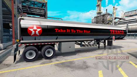 Логотипы топливных компаний на полуприцепах для American Truck Simulator