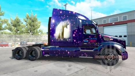 Скин Viking на тягач Peterbilt для American Truck Simulator