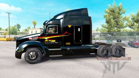 Скин Jim Palmer на тягач Peterbilt для American Truck Simulator