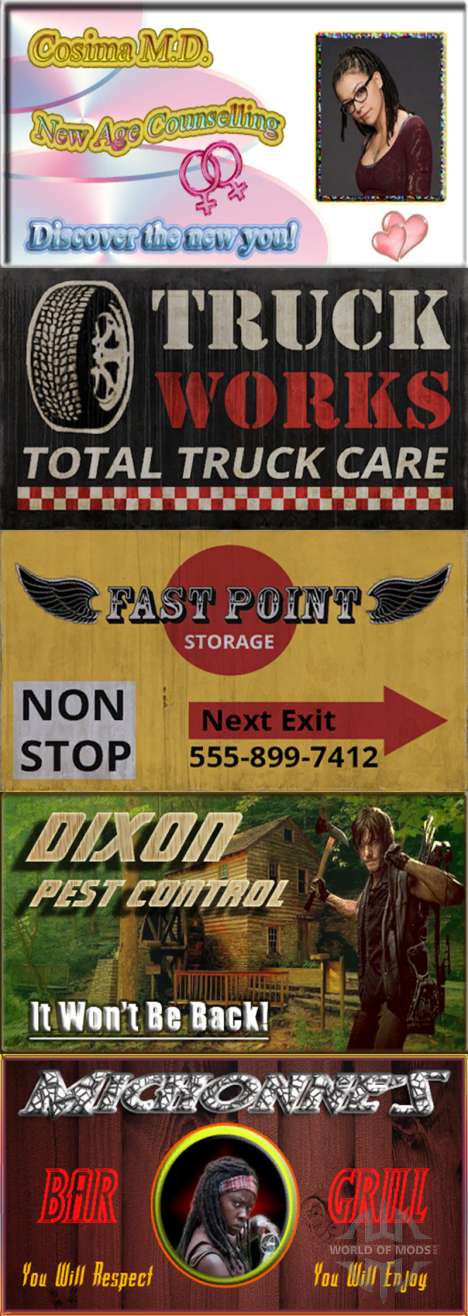 Реклама на билборды для American Truck Simulator