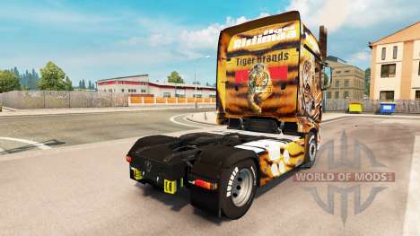 Скин Tiger на тягач Scania R700 для Euro Truck Simulator 2