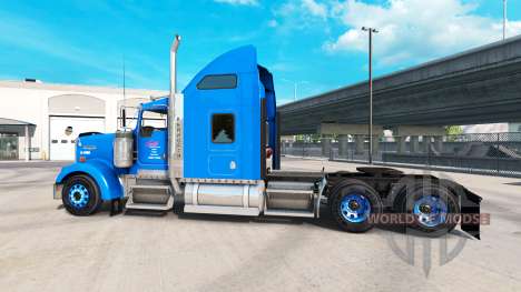 Скин Carlile на тягач Kenworth W900 для American Truck Simulator