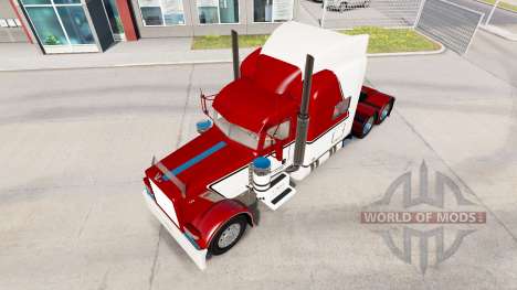 Скин V-Max на тягач Peterbilt 389 для American Truck Simulator