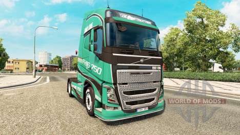 Скин Road King на тягач Volvo для Euro Truck Simulator 2