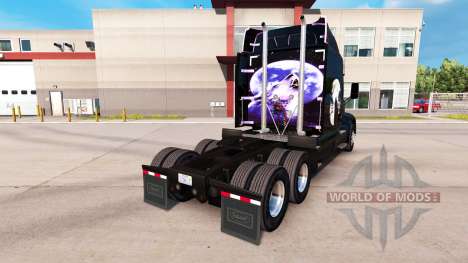 Скин Wolf на тягач Peterbilt для American Truck Simulator