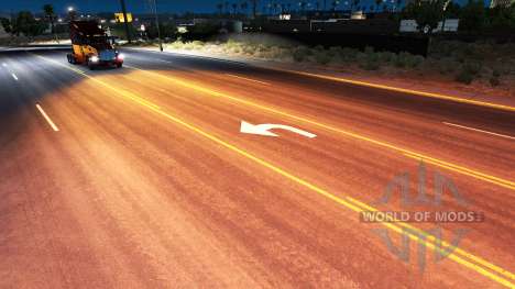 Золотисто-красный свет для American Truck Simulator