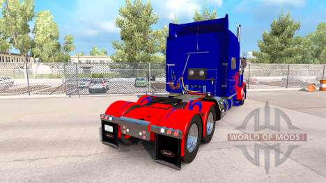 Скин Optimus Prime на тягач Peterbilt 389 для American Truck Simulator