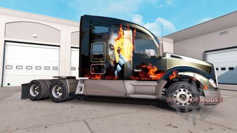 Скин Joker на тягач Kenworth для American Truck Simulator