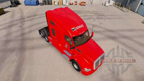 Скин Knights Transportation на тягач Kenworth для American Truck Simulator