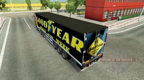 Скин Goodyear на полуприцеп для Euro Truck Simulator 2