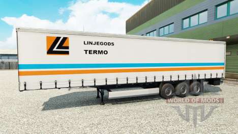 Скин Linjegods на полуприцеп для Euro Truck Simulator 2