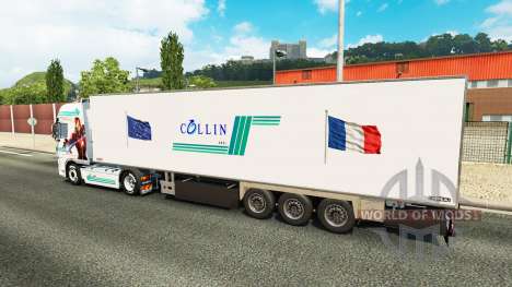 Скин Collin IronMan на тягач DAF для Euro Truck Simulator 2