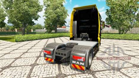 Скин V8 Power на тягач MAN для Euro Truck Simulator 2