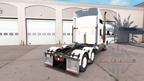 Скин USA на тягач Kenworth T800 для American Truck Simulator