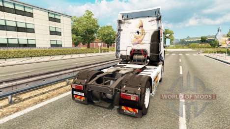 Скин Koi на тягач Renault для Euro Truck Simulator 2