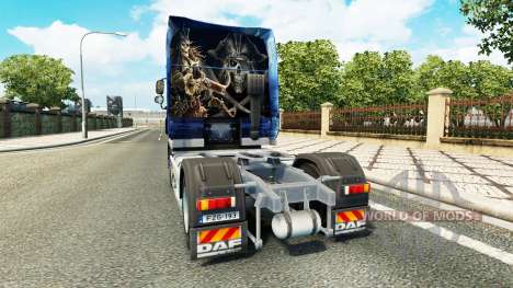 Скин Blue Sea Pirate на тягач DAF для Euro Truck Simulator 2