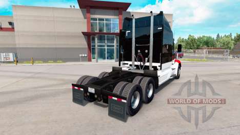 Скин Netstoc Logistica на тягач Peterbilt для American Truck Simulator