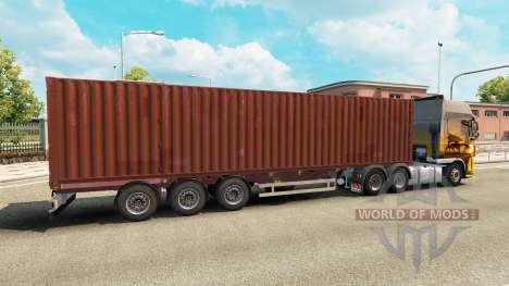 Полуприцеп-контейнеровоз для Euro Truck Simulator 2