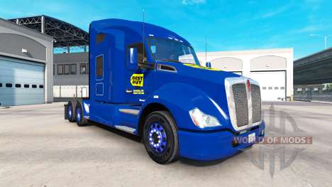 Скин Best Buy на тягач Kenworth для American Truck Simulator