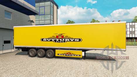 Скин Svyturys на полуприцеп для Euro Truck Simulator 2