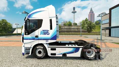 Скин Ital trans на тягач Iveco для Euro Truck Simulator 2