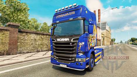 Скин Looney Tunes на тягач Scania для Euro Truck Simulator 2