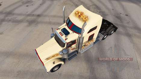 Скин Indian Spirit на тягач Kenworth W900 для American Truck Simulator