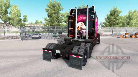 Скин Roger Rabbit Jessica на тягач Peterbilt для American Truck Simulator
