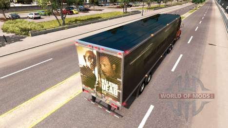 Скин Walking Dead на полуприцеп для American Truck Simulator