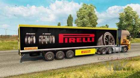 Скин Pirelli на полуприцеп для Euro Truck Simulator 2
