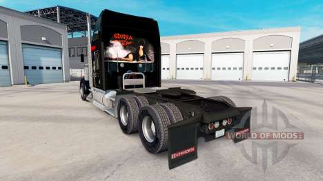 Скин Elvira на тягач Kenworth W900 для American Truck Simulator