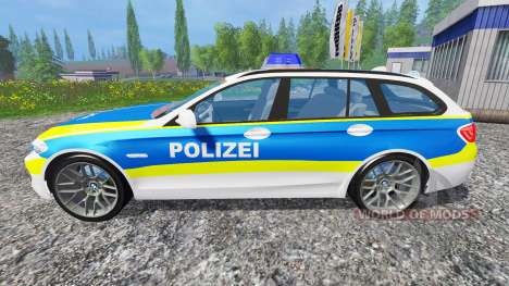 BMW 520d Police для Farming Simulator 2015