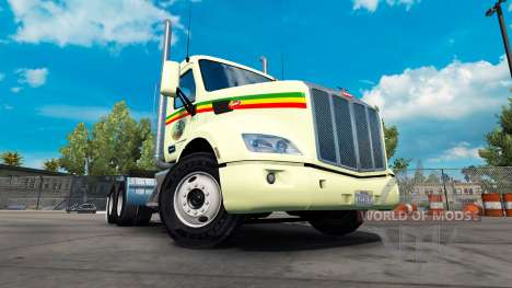 Скин Reggae на тягач Peterbilt для American Truck Simulator