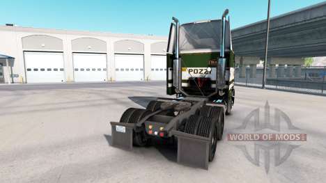 Скин POZZi на тягач Freightliner FLB для American Truck Simulator