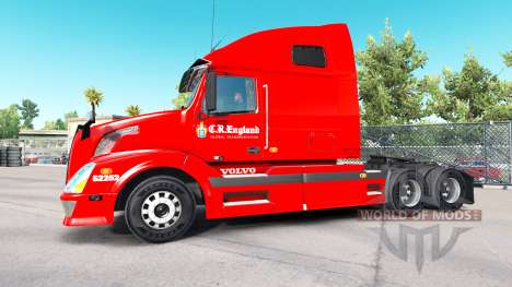 Скин C R England на тягач Volvo VNL 670 для American Truck Simulator