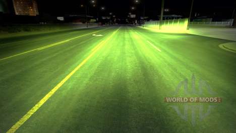 Травянистый ксеноновый свет для American Truck Simulator