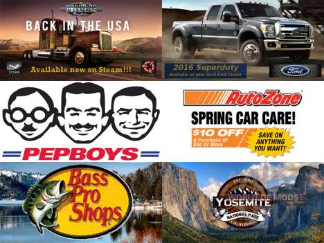 Новая реклама на билбордах для American Truck Simulator
