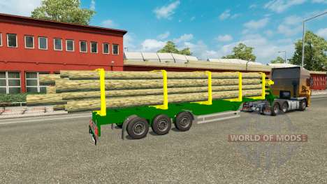 Полуприцеп-лесовоз для Euro Truck Simulator 2