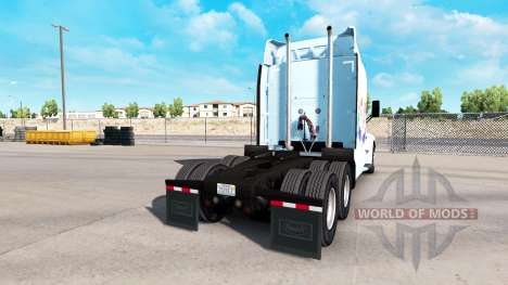 Скин Yuyushiki на тягач Peterbilt для American Truck Simulator
