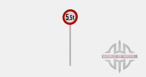Warning Traffic Signs v1.1 для Farming Simulator 2015