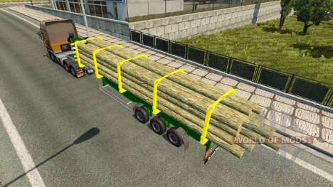 Полуприцеп-лесовоз для Euro Truck Simulator 2