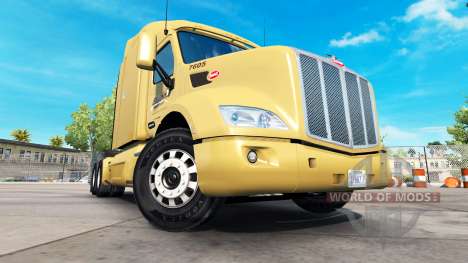Скин Bison Transport на тягач Peterbilt для American Truck Simulator