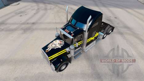 Скин Night на тягач Kenworth W900 для American Truck Simulator