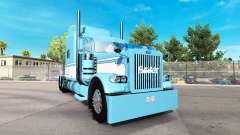Скин Light Blue-White на тягач Peterbilt 389 для American Truck Simulator