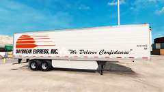 Скин Daybreak Express на полуприцеп для American Truck Simulator