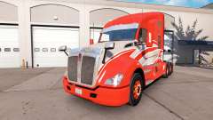 Скин Red Stripe на тягач Kenworth для American Truck Simulator