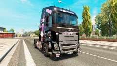 Скин Monster High на тягач Volvo для Euro Truck Simulator 2