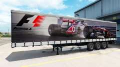 Скин Формула-1 на полуприцеп для American Truck Simulator