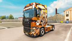 Скин Tiger на тягач Scania R700 для Euro Truck Simulator 2
